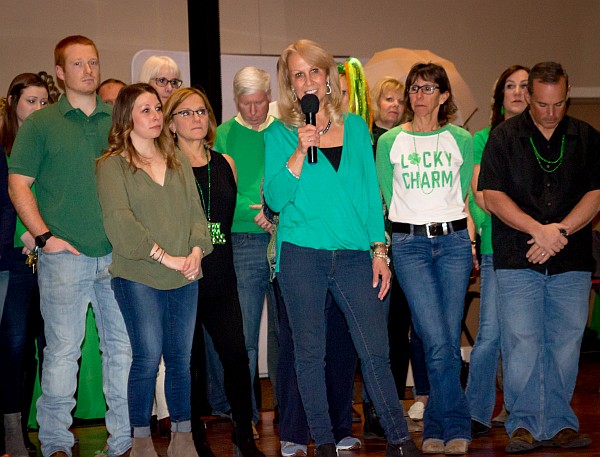 Shel Kelley speaking at the Bash